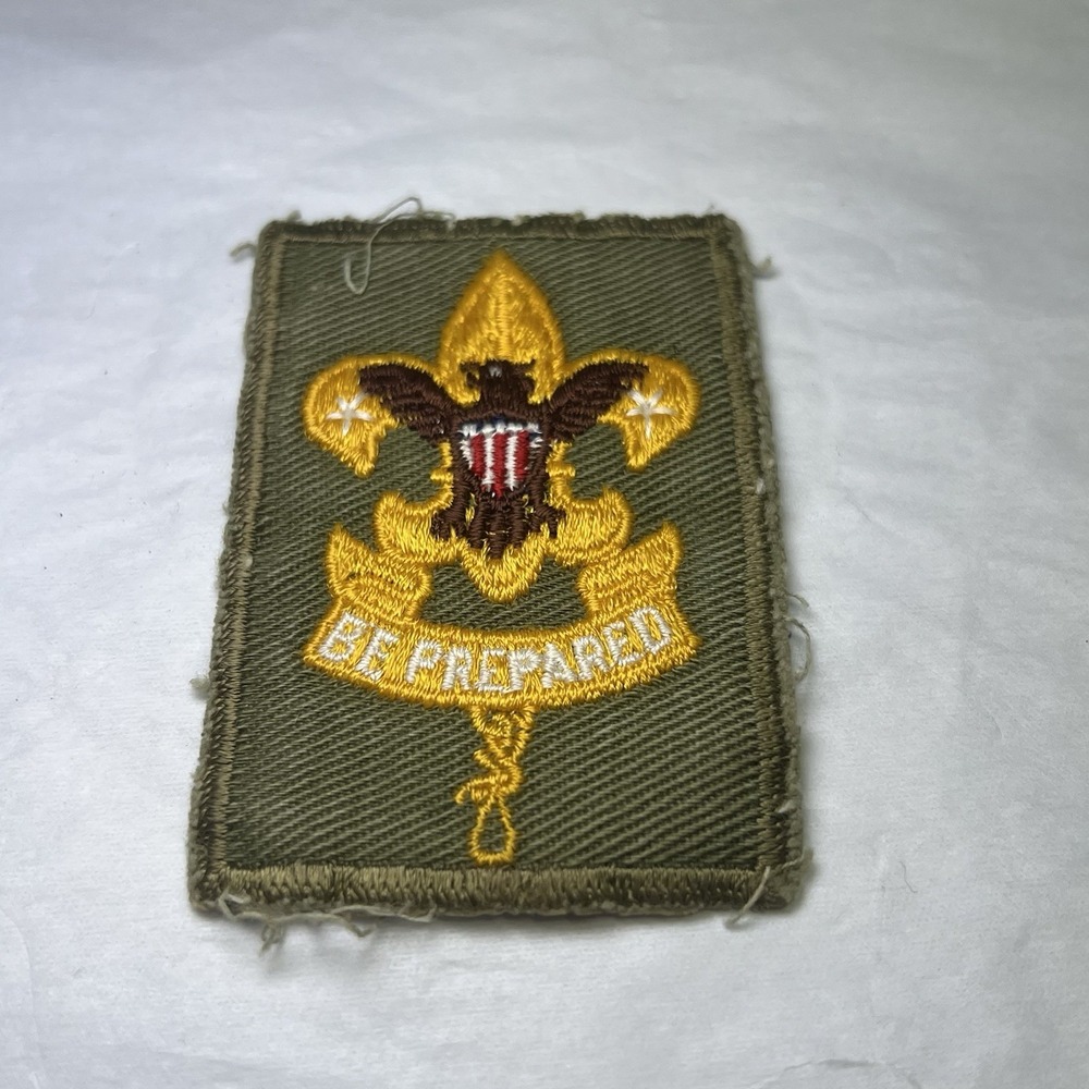 Vintage BSA FIRST CLASS Boy Scout Rank Badge PATCH "Be Prepared"